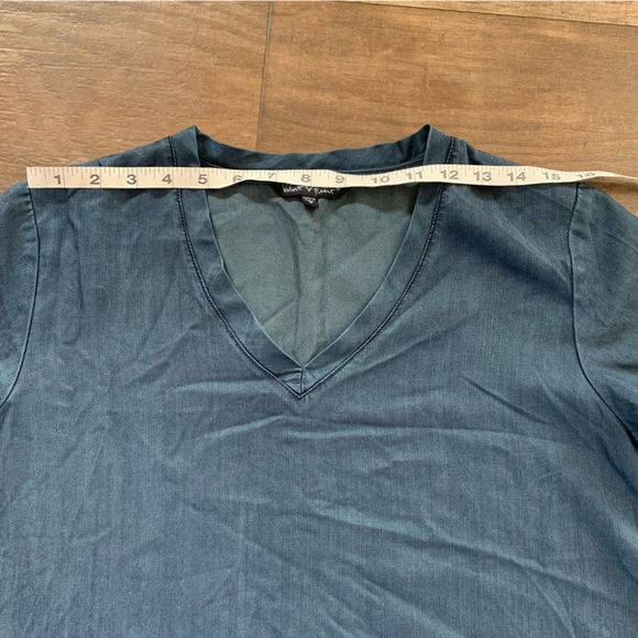 Velvet Heart v neck chambray shirt dress - Picture 5 of 7